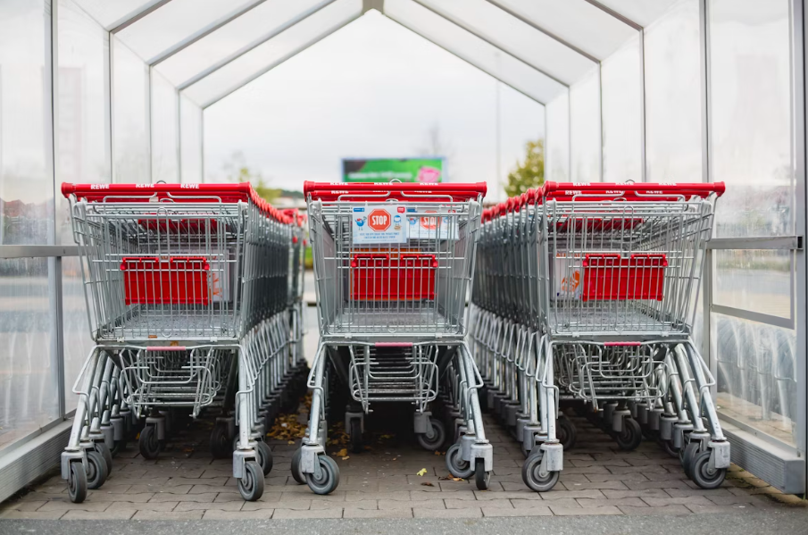 Image of shopping carts | Showing Up Isn't All About Selling